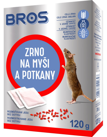 BROS - zrní na myši a potkany 120g