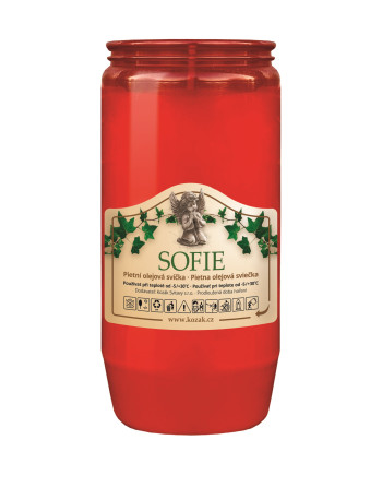 SOFIE 1 Svíčka olejová 150g,červ.