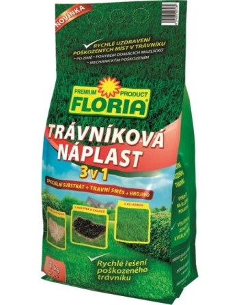 Trávníková náplast 3v1-1kg FLORIA