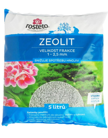 Zeolit Rosteto - 5 litrů (1-2,5 mm)