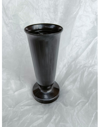 Váza s těžkým dnem Vrben ČERNÁ 27,5x10cm